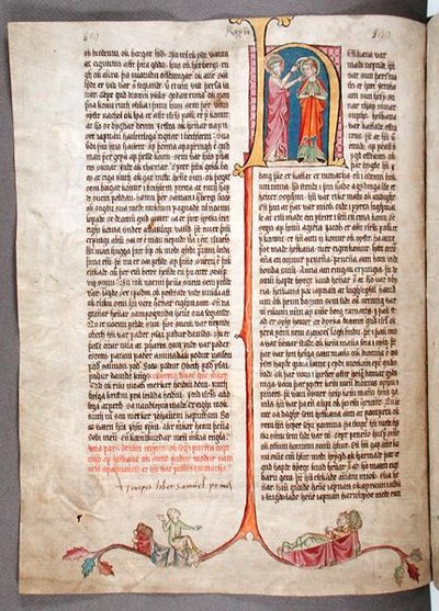 Initiale historiée 