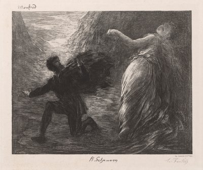 Manfred et Astarté, 1879 - Ignace Henri Jean Fantin Latour
