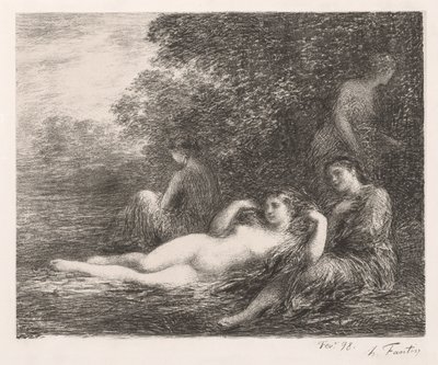 Les Baigneurs - Ignace Henri Jean Fantin Latour