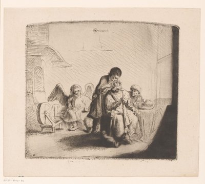 Guérison des yeux de Tobit - Ignace Joseph de Claussin (attributed to)
