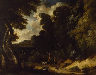 Paysage avec des figures - Ignatius van der Stock