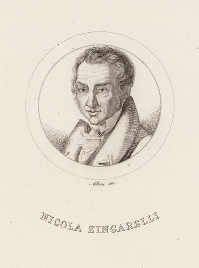 Portrait du compositeur Nicola Antonio Zingarelli - Ignazio Altini