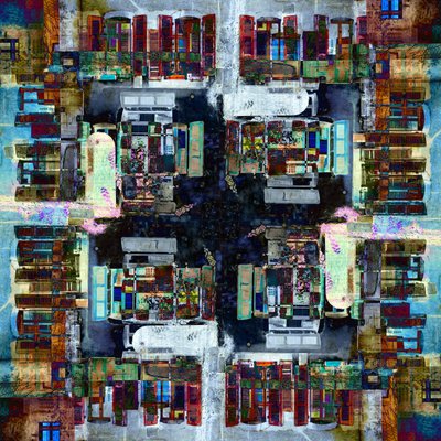 Marché urbain haut en couleur - Igor Shrayer