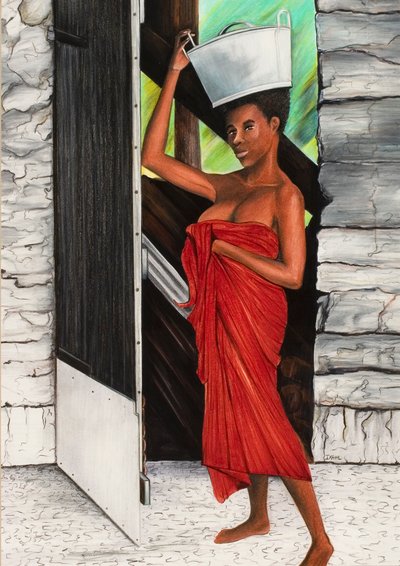 Drapé en rouge - Ikahl Beckford