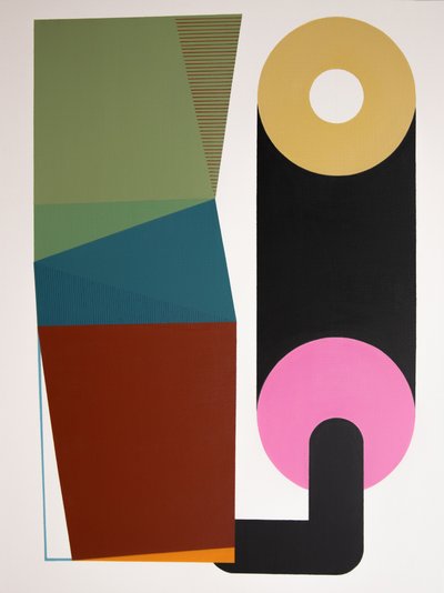 Blocs de couleurs géométriques - Ildefonso Martín