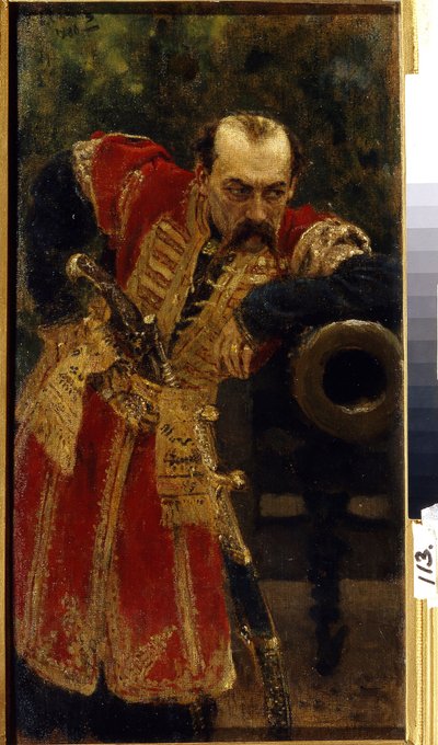 Colonel cosaque zaporogue - Ilya Efimovich Repin