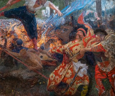 Gopak. Danse des cosaques zaporogues - Ilya Efimovich Repin