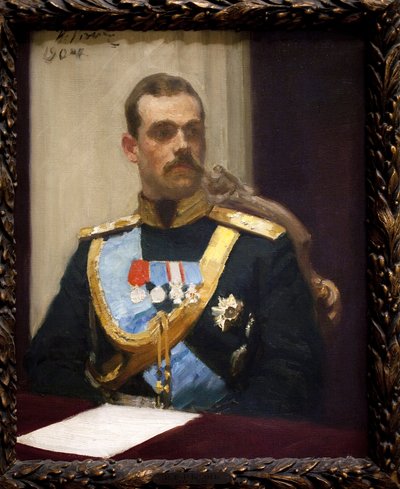 Grand-duc Michel Alexandrovitch Romanov, ou Michel de Russie (1878-1918). - Ilya Efimovich Repin
