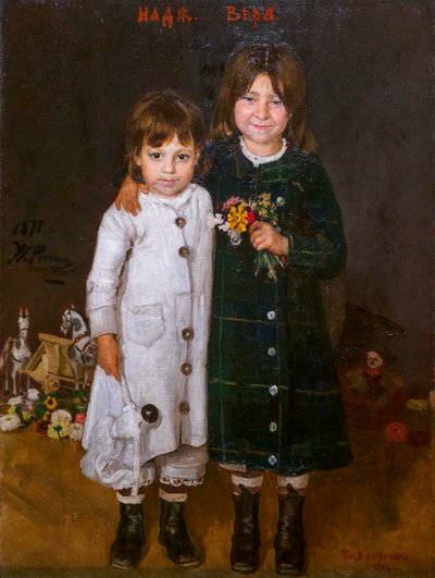 Nadia et Véra Repine - Ilya Efimovich Repin