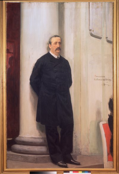 Portrait du compositeur et chimiste Alexandre Borodine (1833-1887) - Ilya Efimovich Repin