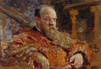 Portrait de Pavel Viktorovich Delarov 1851-1913, 1910 - Ilya Efimovich Repin