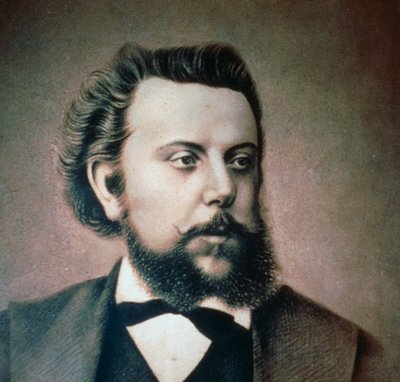 Portrait du compositeur russe Modeste Moussorgski (Toropets) - Ilya Efimovich Repin