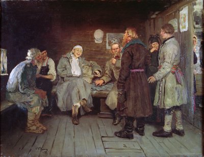 Conte de soldats, 1877 - Ilya Efimovich Repin