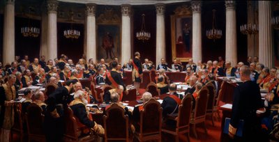 La réunion cérémonielle du Conseil d