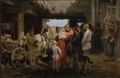 Le Recrutement Adieu, 1879 - Ilya Efimovich Repin