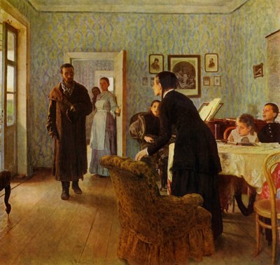 Retour inattendu, 1884, 1965 - Ilya Efimovich Repin
