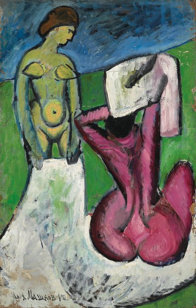Les baigneurs - Ilya Ivanovich Mashkov