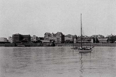 Inde : Vue de Bombay depuis le port (photo n/b) - Indian photographer