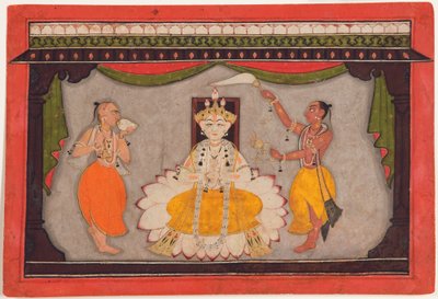 Bouddha avatar de Vishnu, c.1700 - Indian School