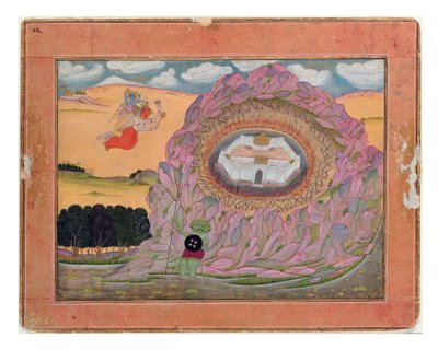 Krishna approche de la citadelle de Naraka - Indian School