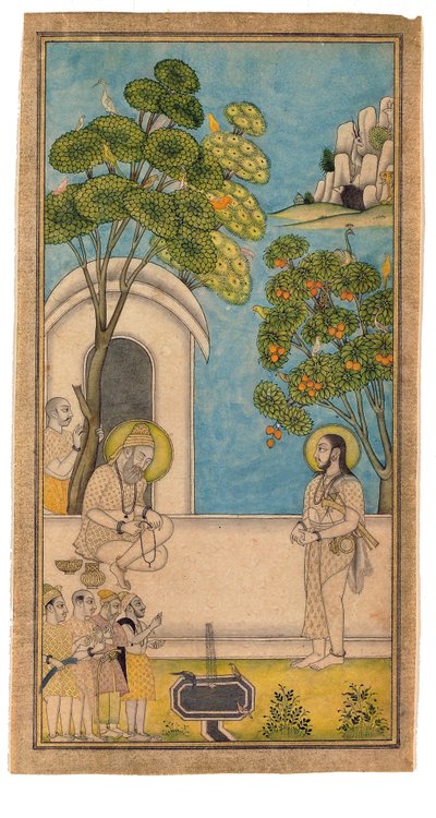 Un saint homme en visite chez un autre - Indian School