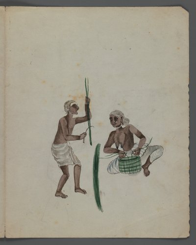 Une des neuf images montrant des Indiens dans différentes professions - Indian School