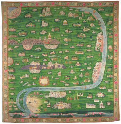 Carte de pèlerinage de Vraj - Indian School