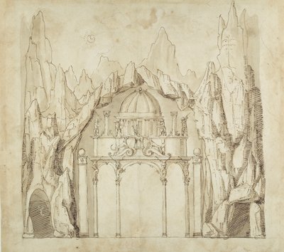 Palais dans une caverne, c.1611 - Inigo Jones