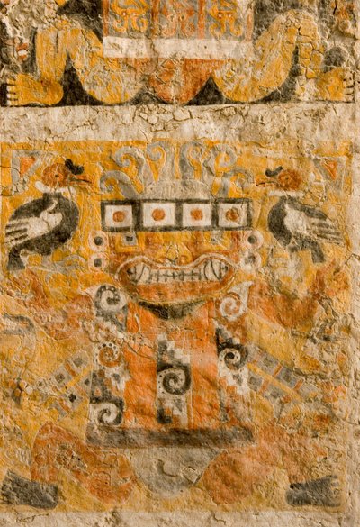 À Huaca El Brujo, la sépulture principale dans le coin nord-ouest d