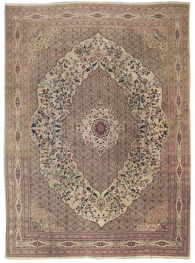 Tapis Haji Jalili Tabriz, fin du 19ème siècle - Iranian School