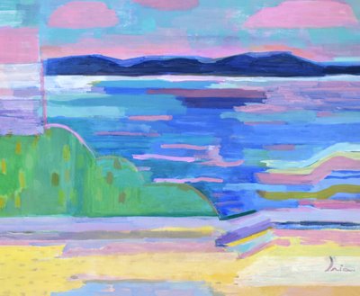 Paysage côtier onirique et haut en couleur - Iria Fernandez