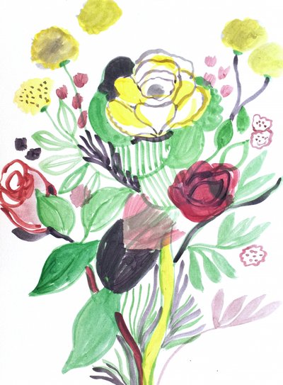 Bouquet floral éclatant - Iria Fernandez