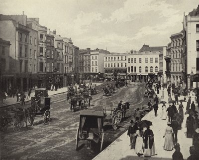 Rue Patrick, ville de Cork (photo n/b) - Irish Photographer
