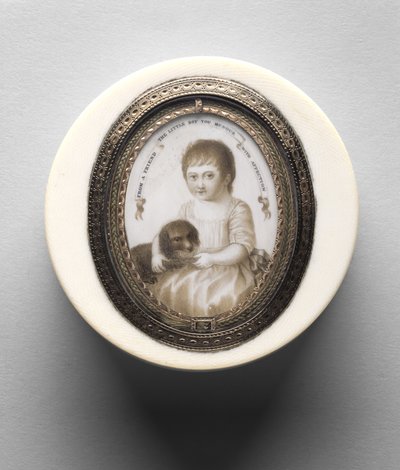 Boîte avec portrait d