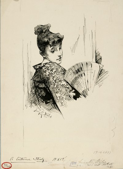 Étude de costume - Irving Ramsay Wiles