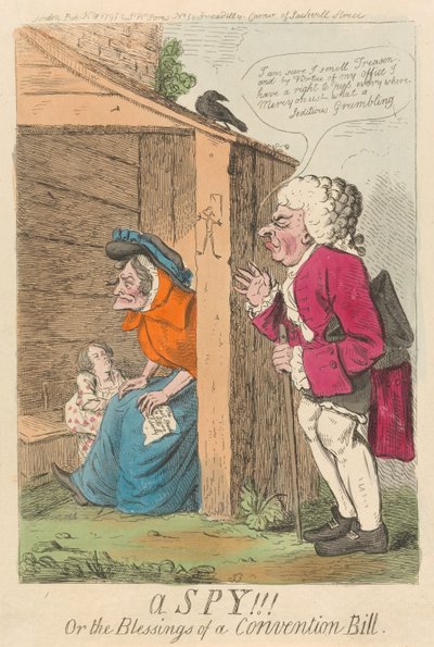 Ein Spion!!! oder die Segnungen eines Konventionsgesetzes - Isaac Cruikshank