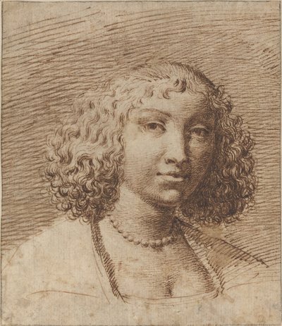 Jeune femme avec un collier de perles - Isaac Fuller
