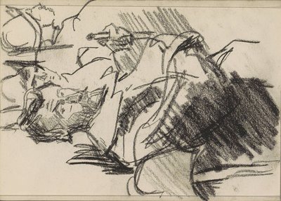 Homme avec barbe et deux hommes en armure - Isaac Israels