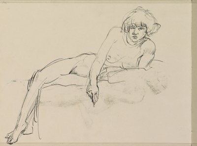 Femme nue allongée - Isaac Israels