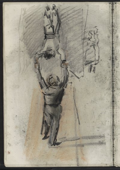 Deux acrobates, peut-être sur scène - Isaac Israels