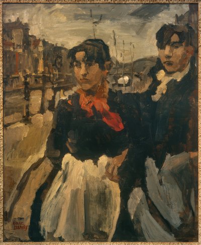 Deux filles au Lijnbaansgracht - Isaac Israels