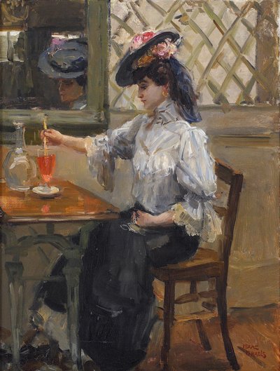 Au café - Isaac Israels