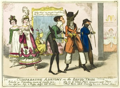 Anatomie comparée - Isaac Robert Cruikshank