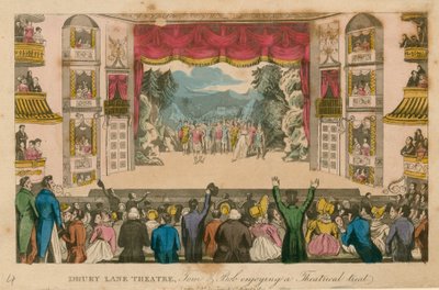 Théâtre de Drury Lane, Londres - Isaac, Robert and George Cruikshank