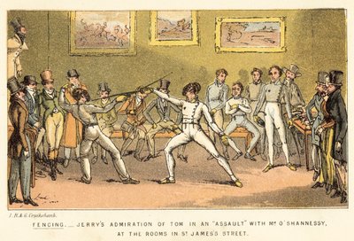 Escrime - Isaac, Robert and George Cruikshank