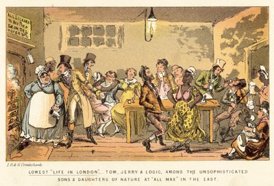 La vie la plus basse à Londres - Isaac, Robert and George Cruikshank