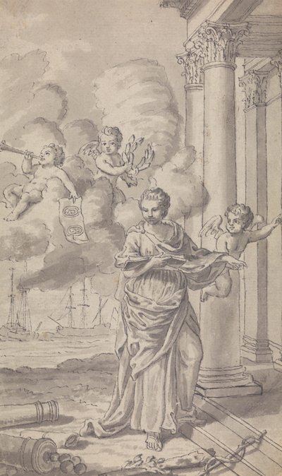 Frontispice pour Town and Country Magazine, Vol. III, No. 1, 1771 - Isaac Taylor