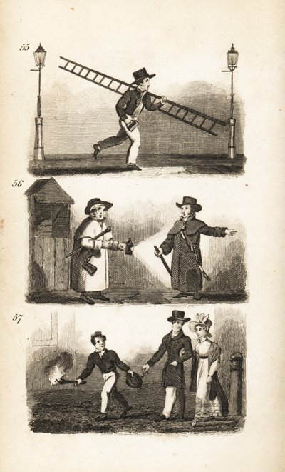 Le réverbère, le veilleur de nuit et le porteur de torche - Isaac Taylor
