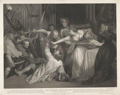 Le meurtre de David Rizzio le 9 mars 1566 - Isaac Taylor