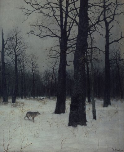Forêt en hiver, 1885 - Isaak Ilyich Levitan